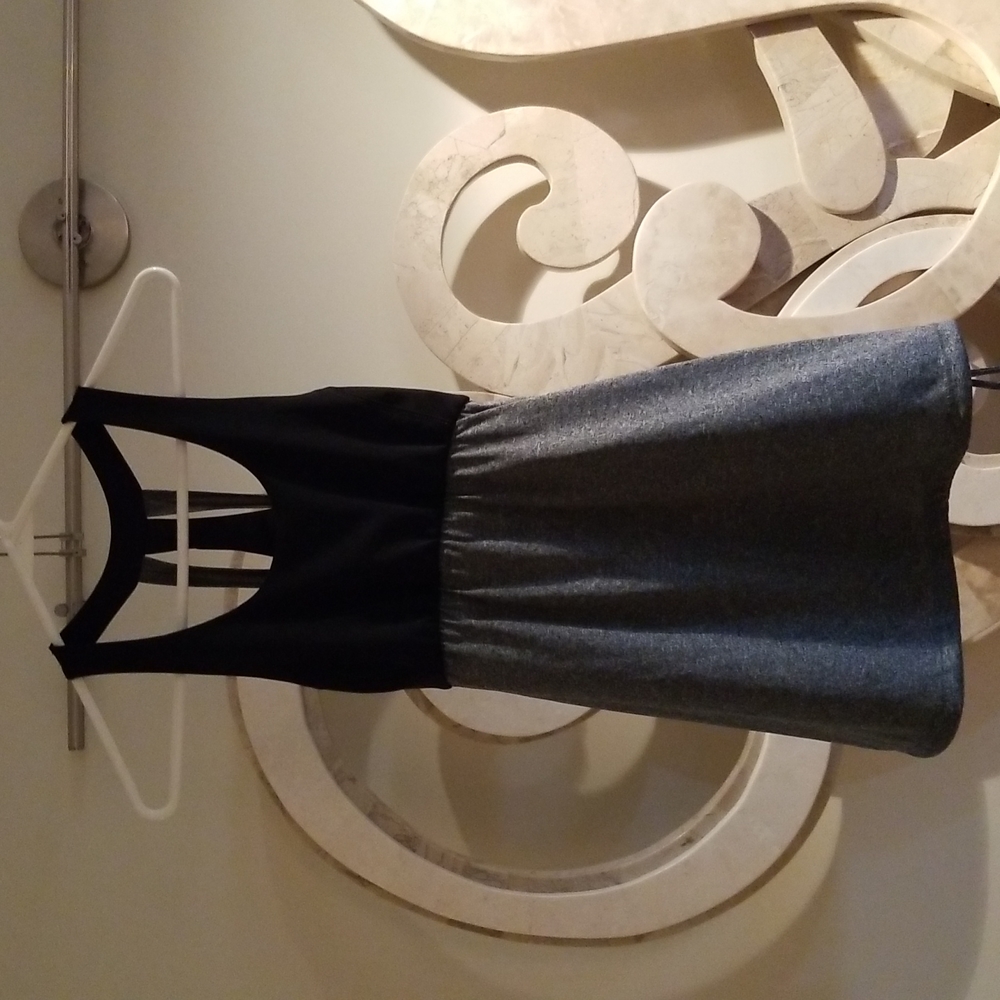 Small Champion Black Grey Sports Tank Top